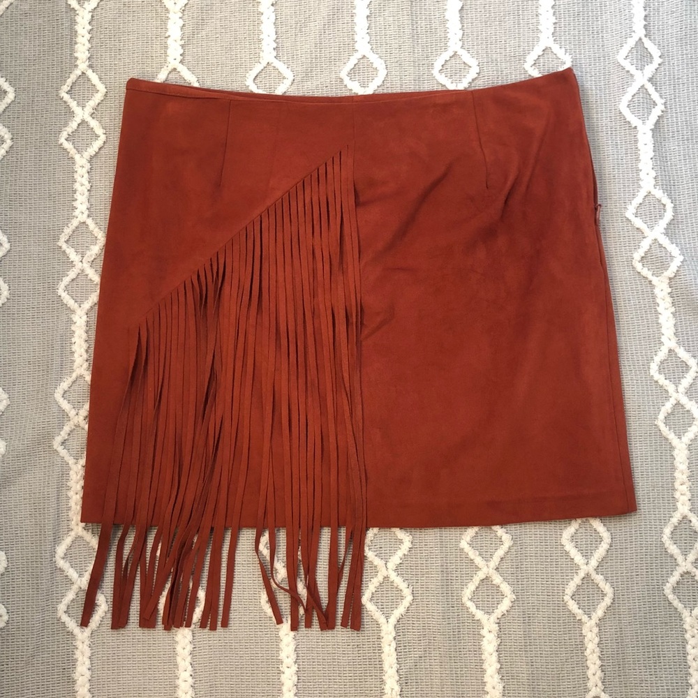 Forever21+ Burnt Orange Skirt